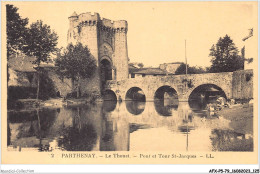 AFXP5-79-0425 - PARTHENAY - Le Thouet - Pont Et Tour ST Jacques - Parthenay