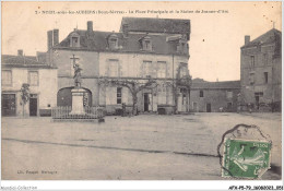 AFXP5-79-0388 - NEUIL-sous-LES-AUBIERS - La Place Principale Et La Statue De Jeanne D'Arc - Bressuire