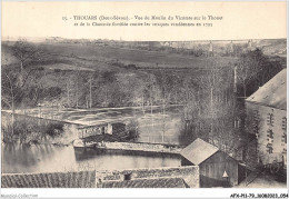 AFXP11-79-0910 - THOUARS - Vue Du Moulin Du Vicomte Sur Le Thouet Et De La Chaussée Fortifiée Contre Les Attaques - Thouars