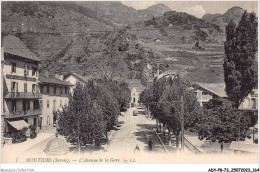 ADYP8-73-0728 - MOUTIERS - L'avenue De La Gare  - Moutiers