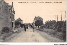 AFXP9-79-0801 - AIRVAULT - L'avenue - Prise De La Grande Gare - Airvault