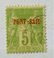 Port-Saïd YT N° 5 Type I Signé RP - Usados