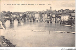 AFYP5-81-0385 - ALBI - Le Vieux Pont Et Le Faubourg De La Madeleine  - Albi