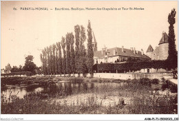 AHMP1-71-0064 - PARAY-LE-MONIAL - Bourbince - Basilique - Maison Des Chapelains Et Tour St-nicolas - Paray Le Monial