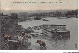 AHMP9-78-0898 - LE PECQ - Vue Sur La Seine Et Côteaux De Marly Et Bougival - Le Pecq