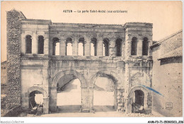 AHMP3-71-0370 - AUTUN-ANTIQUE - Porte Saint-andré - Vue Extérieure - Autun