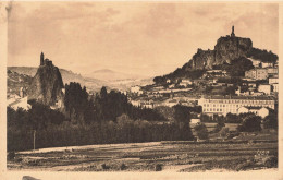 LE PUY : LES ROCHERS ST MICHEL D'AIGUILHE ET CORNEILLE - Le Puy En Velay