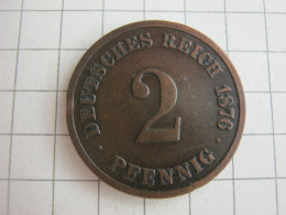 Germany 2 Pfennig 1876 C - 2 Pfennig