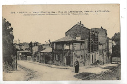 Paris 18 ème Arr (75): La Rue De L'Abreuvoir De La Butte De Montmartre En 1910 (animé) PF - Arrondissement: 18