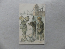 Poulbot 1915 Un Chien C'est Pas Un Boche N° 58 Petits Français - Humorous Cards