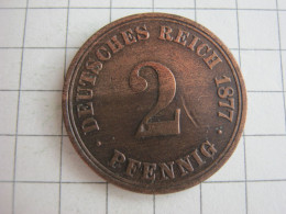 Germany 2 Pfennig 1877 A - 2 Pfennig