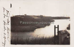 CARTE PHOTO ALLEMANDE Près D'ANTWERPEN  SURVEILLANCE DE L'ESCAUT ?  CIMETIERE ? Sur La RIVE - Antwerpen