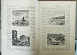 LA NATURE 690 / 21-8-1886. COLOMB COLON PANAMA  AEROSTAT - Revistas - Antes 1900