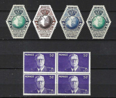 MONACO 1943-52:  Lot De Blocs De Neufs** - Unused Stamps