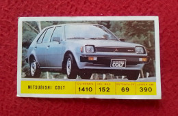 SPAIN ANTIGUO CROMO DE CROMOS DIDEC OLD COLLECTIBLE CARD CHROME CHROMO COCHE CAR VOITURE AUTO MITSUBISHI COLT JAPAN... - Other & Unclassified