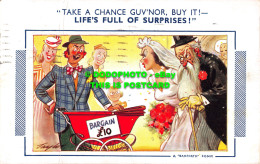 R492498 Take A Chance Guv Nor. Buy It. Life Full Of Surprises. Bamforth. Comic S - World