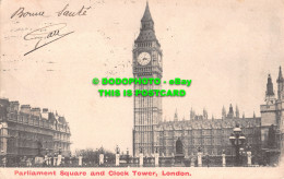 R492688 Parliament Square And Clock Tower. London. E. F. A. London Series. 1904 - Autres & Non Classés