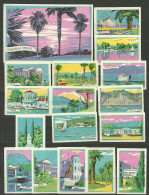 RUSSIA 1965 Matchbox Labels - Black Sea Coast Of The Caucasus (catalog # 142)  - Scatole Di Fiammiferi - Etichette