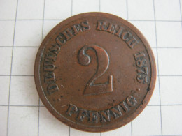 Germany 2 Pfennig 1875 G - 2 Pfennig