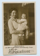 Y1033/ Prinzessin Viktoria Luise Mit Sohn Wohlfahrtskarte Foto AK Ca.1915 - Königshäuser