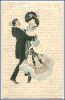 Y1677/ Simplicissimus Karte Künstler AK Tanzen Jugendstil Ca.1905 - Mailick, Alfred