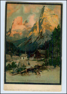 W7V59/ Hinterbärenbad Tirol Litho AK Zeno-Diemer 1905 - Autres & Non Classés