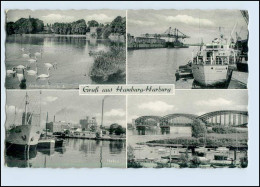 W7T00/ Hamburg Harburg Hafen AK 1960 - Harburg