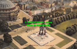 R492255 London. Albert Hall And Memorial. From The Air. Regent Publishing - Autres & Non Classés