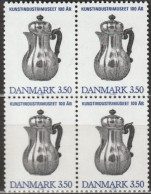 Dänemark 1990 Mi-Nr.971 4er Block ** Postfrisch 100 Jahre Museum Für Industrielles Design ( B 2841) - Ongebruikt