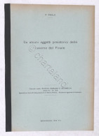 P. Peola - Su Alcuni Oggetti Preistorici Delle Caverne Del Finale - 1938 - Andere & Zonder Classificatie