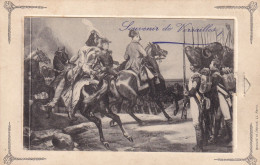 La Distribution Des Aigles Par Napoléon 1er  Musée De Versailles  Souvenir  Double Carte ( Peu Fréquente ) - Historische Persönlichkeiten