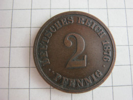 Germany 2 Pfennig 1876 A - 2 Pfennig