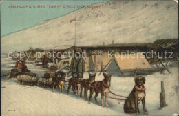 31735446 Circle_Alaska Arrival Of US Mail Team Hundeschlitten - Sonstige & Ohne Zuordnung