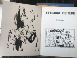 L'Étrange Visiteur EO DEDICACE BE 01/1981 Rublon (BI2) - Autographs