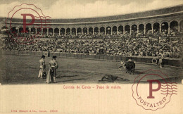 TOROS. PASE MULETA. TAUROMAQUIA. BULLFIGHTING. CORRIDA. TAUREAUX - Corridas