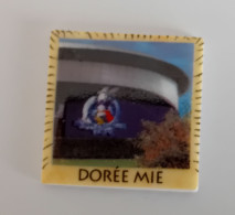 FEVE  - FEVES -  JOLIE FEVE CARREE  - "DORÉE MIE" -   SERIE .. FUTUROSCOPE  ??   - DOS VIERGE - Andere & Zonder Classificatie