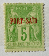 Port-Saïd YT N° 6 Type II Neuf* Signé RP - Unused Stamps