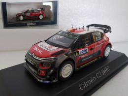 Norev Citroen C3 WRC Tour De Corse 2017 En Boite Vitrine Et Surboite Carton échelle 1/43 Ref 155364 - Norev