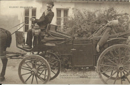 CLIENT PRATIQUE , Je Monte Sur Le Siège Et Voilà Parti. Conduisant Le Cocher En Voiture Endormi , µ - Humor