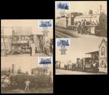 Namibia: Swakopmund, Schmalspurlokomotiven / Narrow-gauge Locomotives / Smalspoorlokomotiewe  1985 (Carte Maximum CM) - Namibie