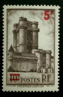1941 FRANCE N 491 VINCENNES LE DONJON AVEC SURCHARGE - NEUF* - Unused Stamps