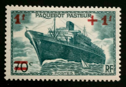 1941 FRANCE N 502 PAQUEBOT PASTEUR AVEC SURCHARGE - NEUF** - Ongebruikt