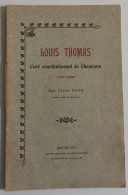 FAVE - Louis Thomas, Curé Constitutionnel De Cheminon Bar-le-Duc TBE Meuse Marne Révolution Française - Lorraine - Vosges