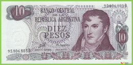 Voyo ARGENTINA 10 Pesos ND(1976) P300 B353a 95.D UNC - Argentine