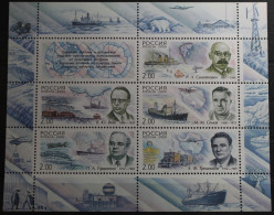 Russland Block 30 Mit 788-792 Postfrisch Polarforscher #TS560 - Andere & Zonder Classificatie