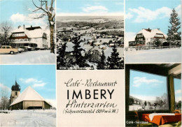 73898129 Hinterzarten Cafe Restaurant Imbery Blick Vom Scheibenfelsen Kath Kirch - Hinterzarten