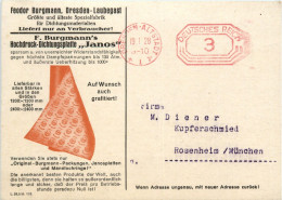 Feodor Burgmann - Dresden Laubegast - Werbung - Werbepostkarten
