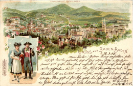 Gruss Aus Baden-Baden - Litho - Baden-Baden