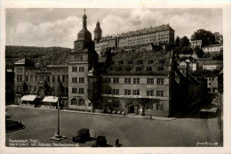 Rudolstadt/Thür. - Marktplatz Mit Schloss Heidecksburg - Rudolstadt