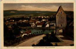 Saalfeld/Saale - Saaltor Mit Blick Nach Altsaalfeld - Saalfeld